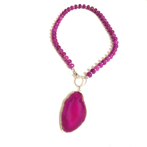 Hot Pink Agate