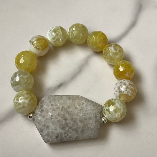 Yellow Fire Agate