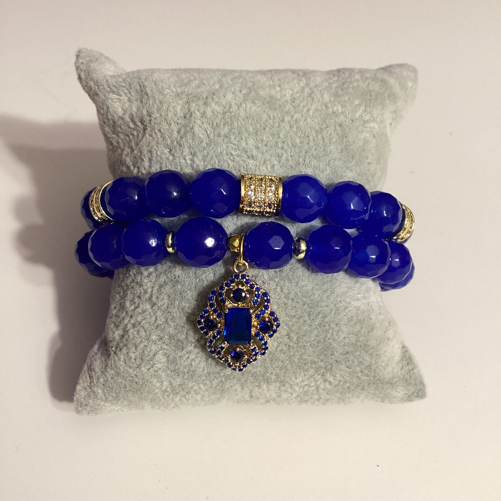 Sapphire Blue and Gold stack