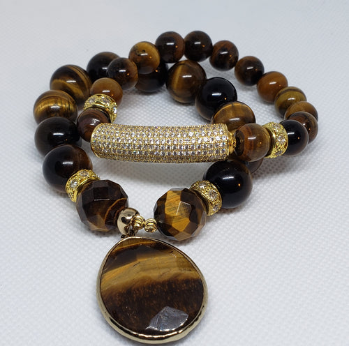 Chunky Faceted Tiger Eye