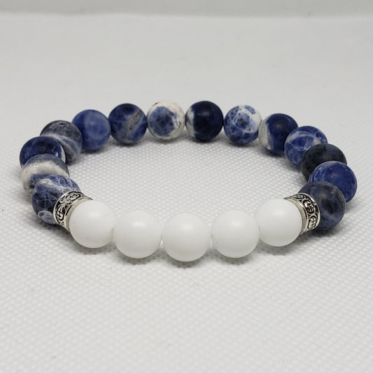 White and Blue Marble