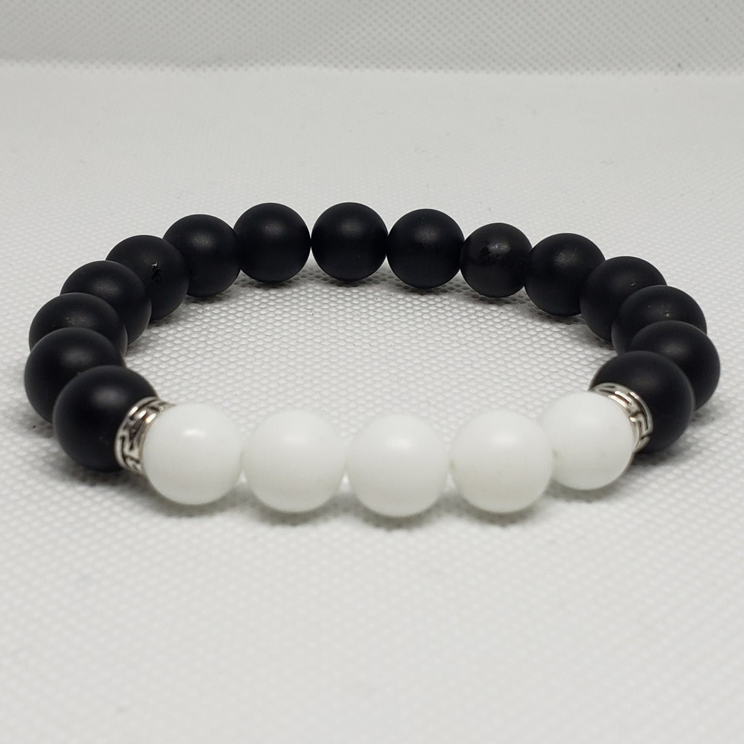 Matte Black and White