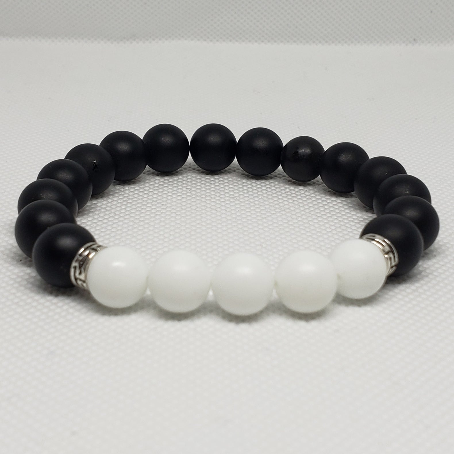 Matte Black and White