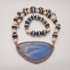 Agate Slice Necklace