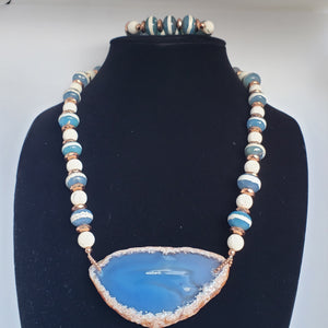 Agate Slice Necklace