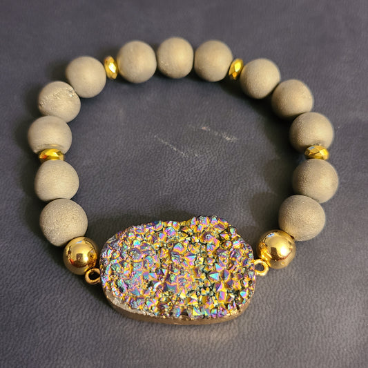 Druzy - Grey